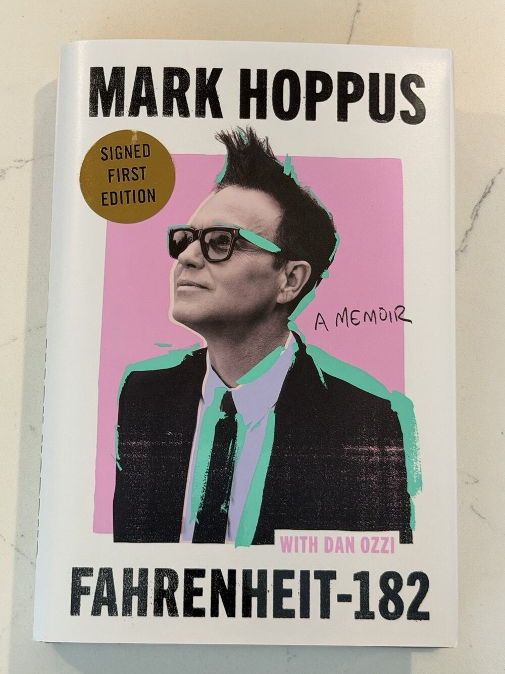 Mark Hoppus Signed Book AUTOGRAPHED Fahrenheit-182 A Memoir Blink 182 #30